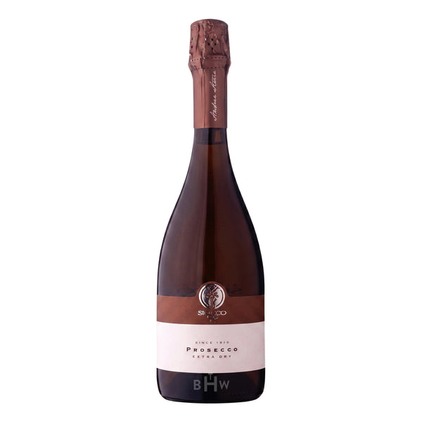 A bottle of 2025 Stocco Prosecco Extra Dry sparkling white wine, curated by Big Hammer Wines.