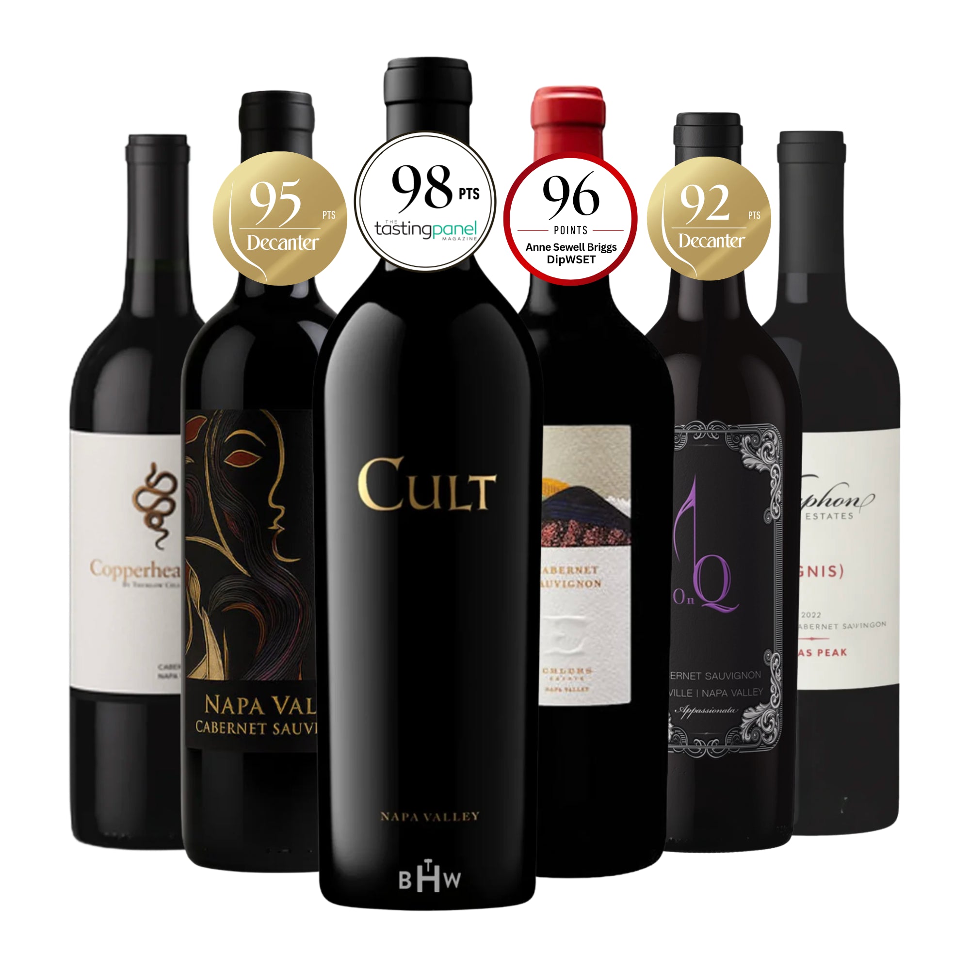 A Brilliant Vintage: 2023 Napa Cabernet 6-Pack Sampler (6x750ml)