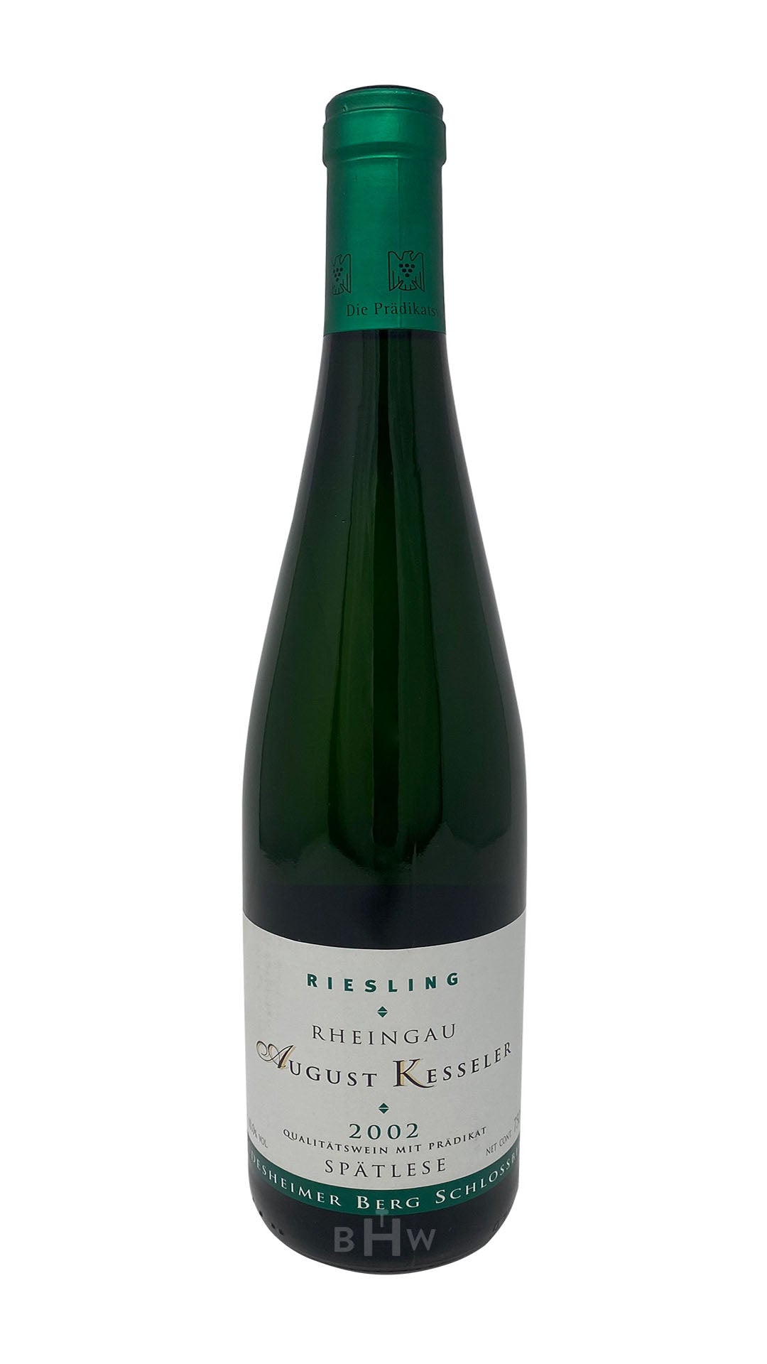 2002 August Kesseler Rudesheimer Berg Schlossberg Riesling Spatlese Rheingau