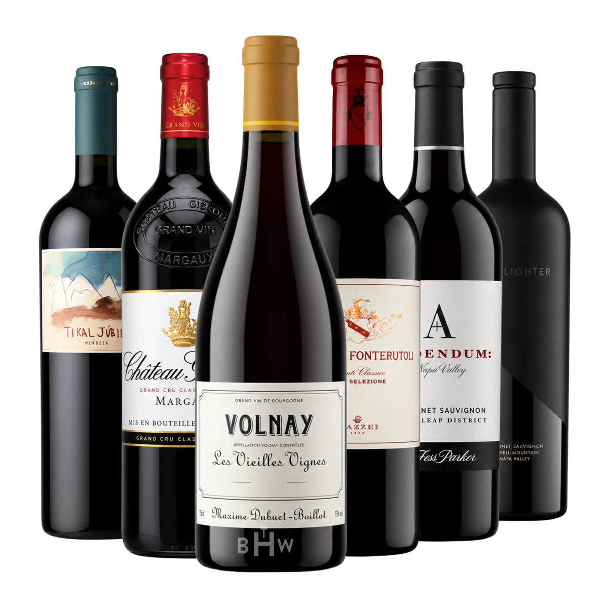 BHW Premier Red Wine Club 6-pack. Curated by Big Hammer Wines.