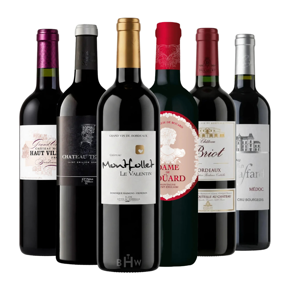 Bordeaux 101: 6-Bottle Starter Sampler 6x750ml curated by Big Hammer Wines