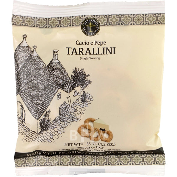 Farinella Cacio e Pepe Taralli with Pecorino & Black Pepper Single Serve