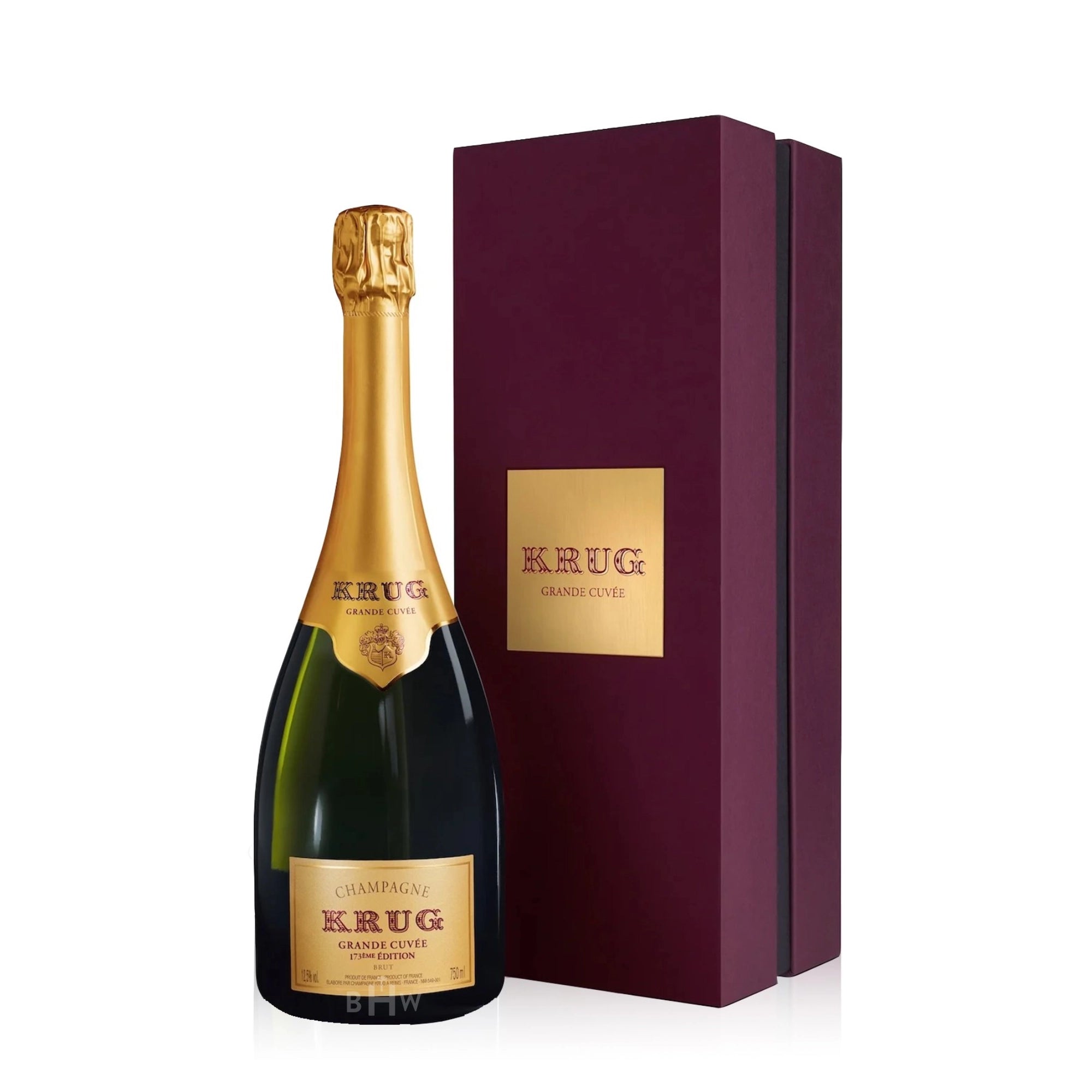 Krug Grande Cuvée 173rd Edition Champagne Brut with gift box premium French Champagne