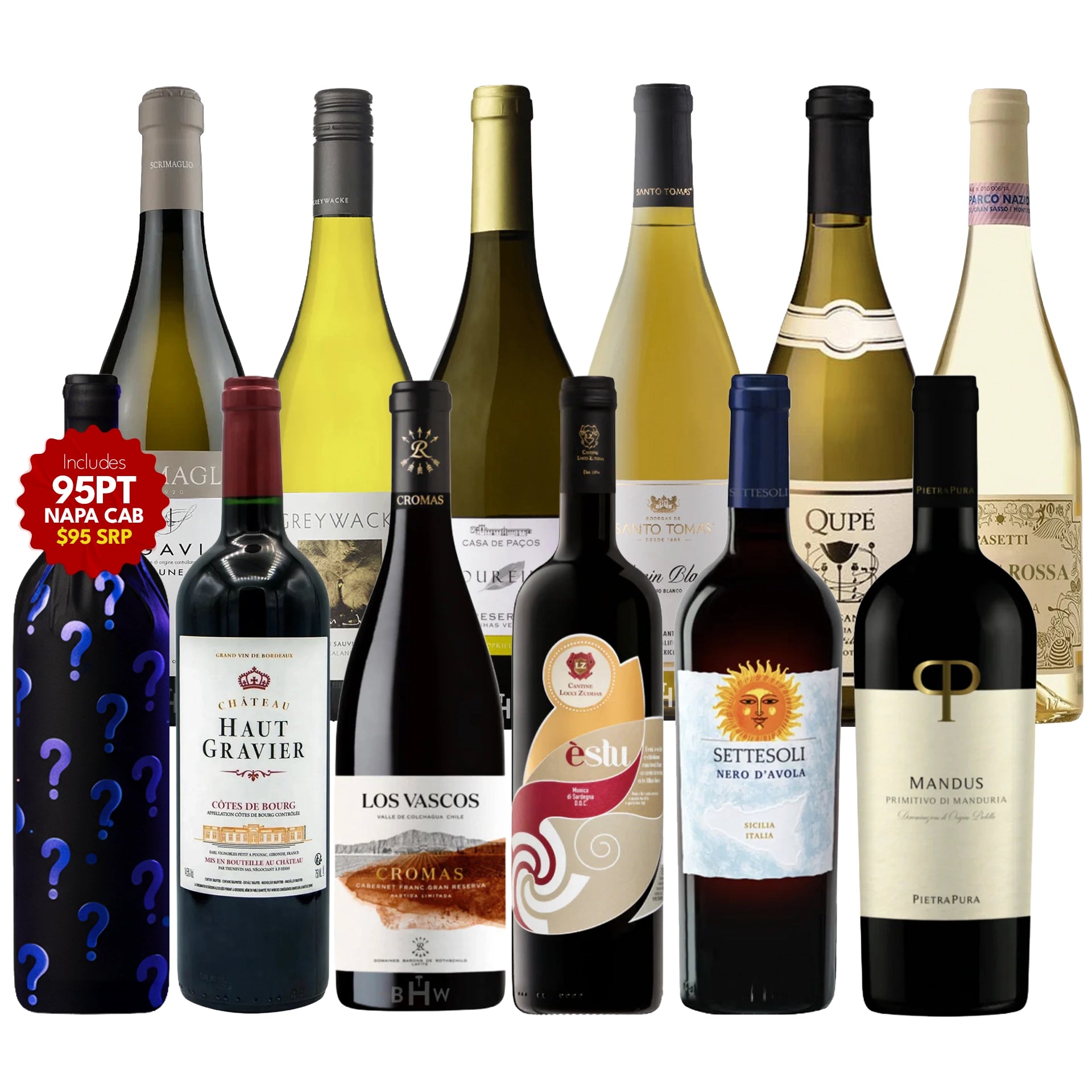 Red & White Mixed Case by BHW 12x750ml