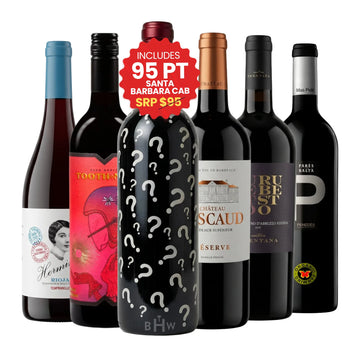 Red Wine Lovers Case featuring six 750ml bottles of red wine, curated by Big Hammer Wines.