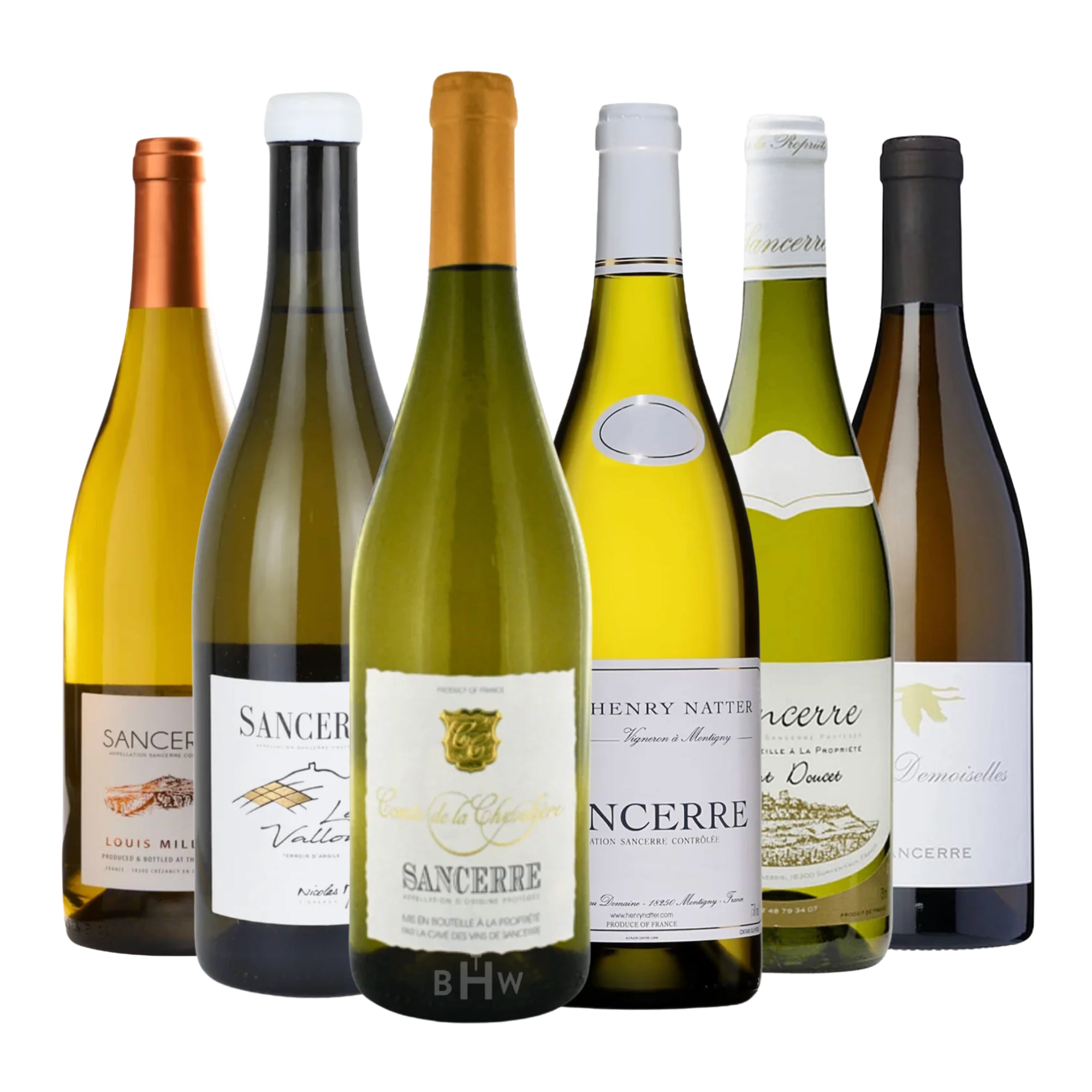 Big Hammer Wines Sancerre All-Stars 6-pack sampler, curated selection of premium Loire Valley Sauvignon Blanc wines from Sancerre, 6x750ml bottles