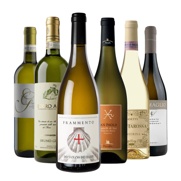 Sip Like You're in Italy – Our Best White Wines in One Perfect 6pk Sampler 6x750ml