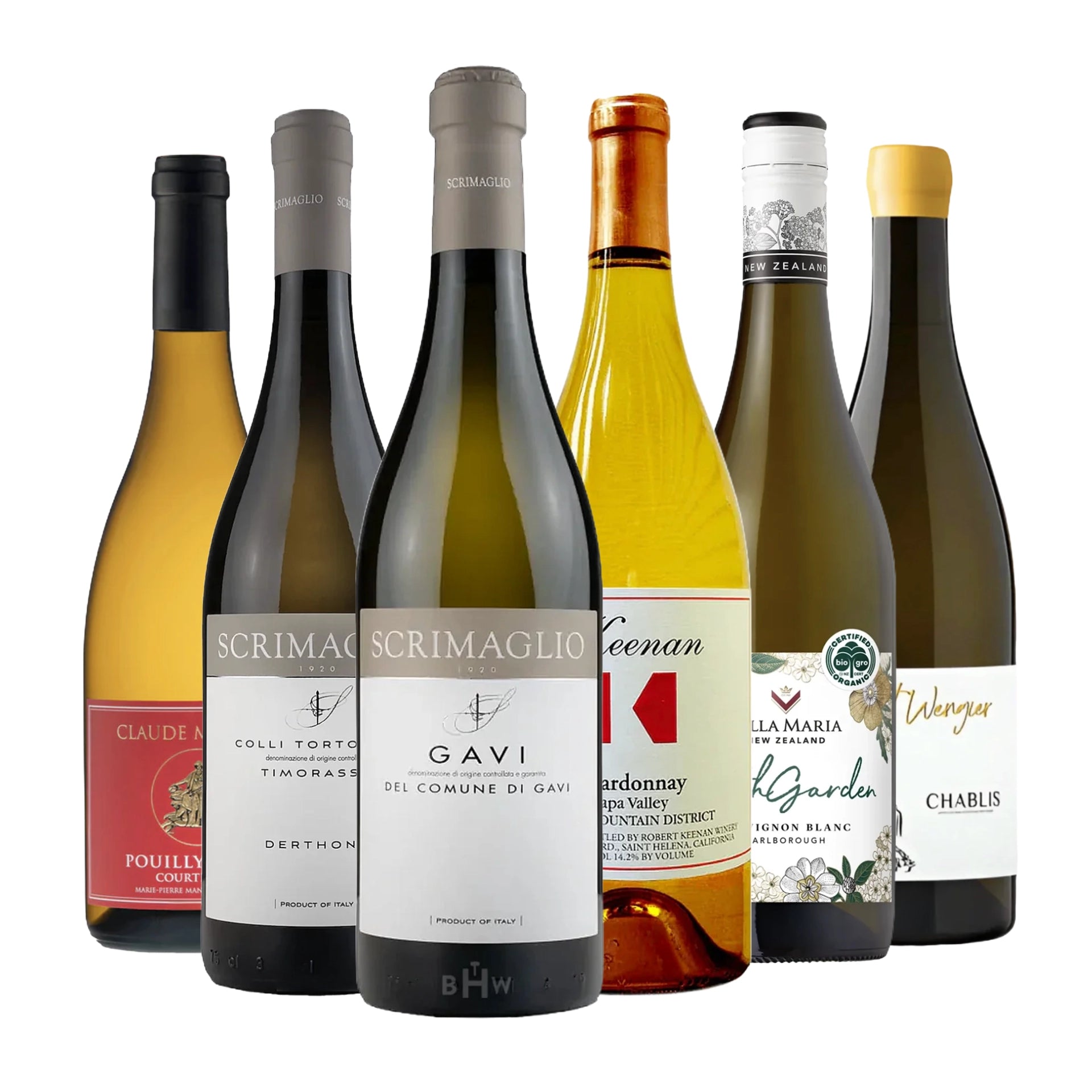 Sunshine Sippers: White Wines of the World 6pk Sampler 6x750ml