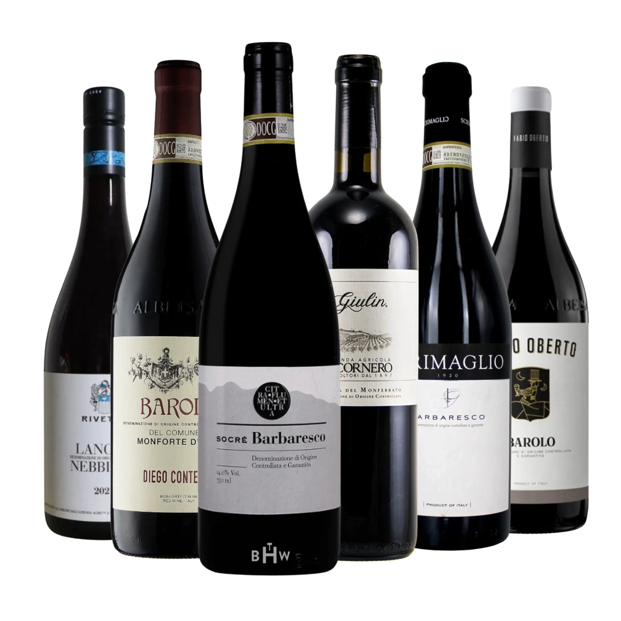 Take a Trip to Torino Piedmont 6pk Sampler 6x750ml