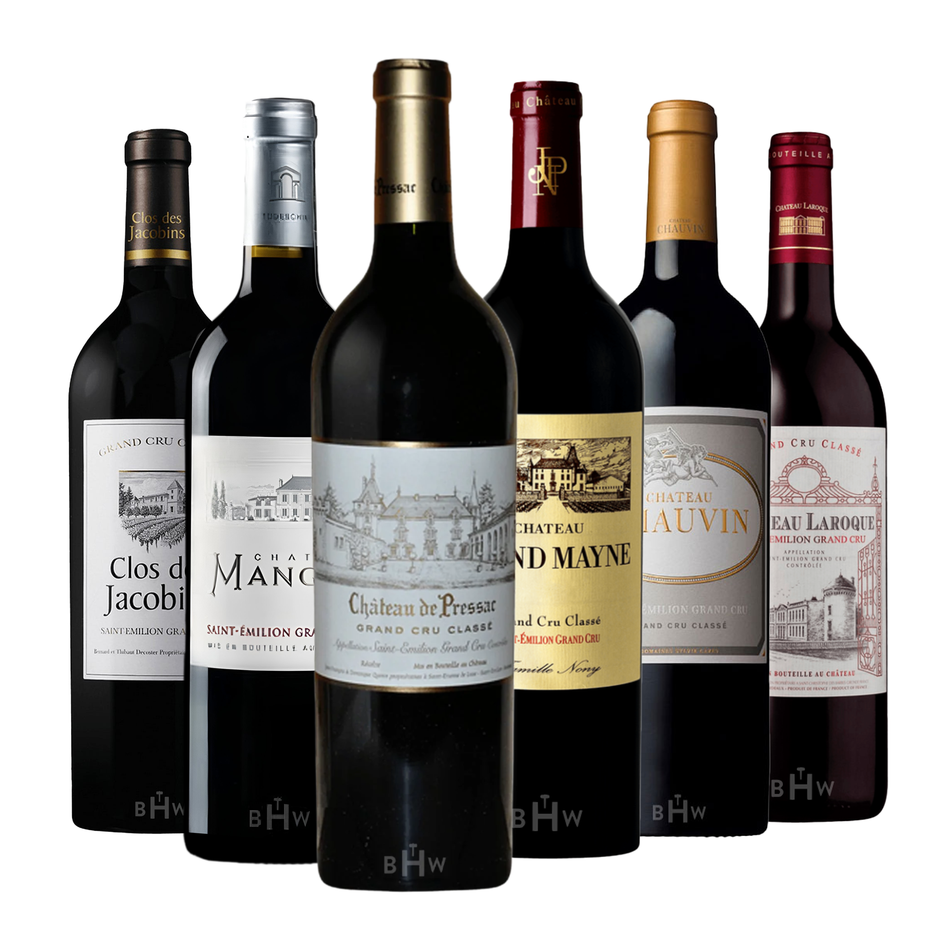 The Best of Saint-Emilion Grand Cru 6pk Sampler 6x750ml