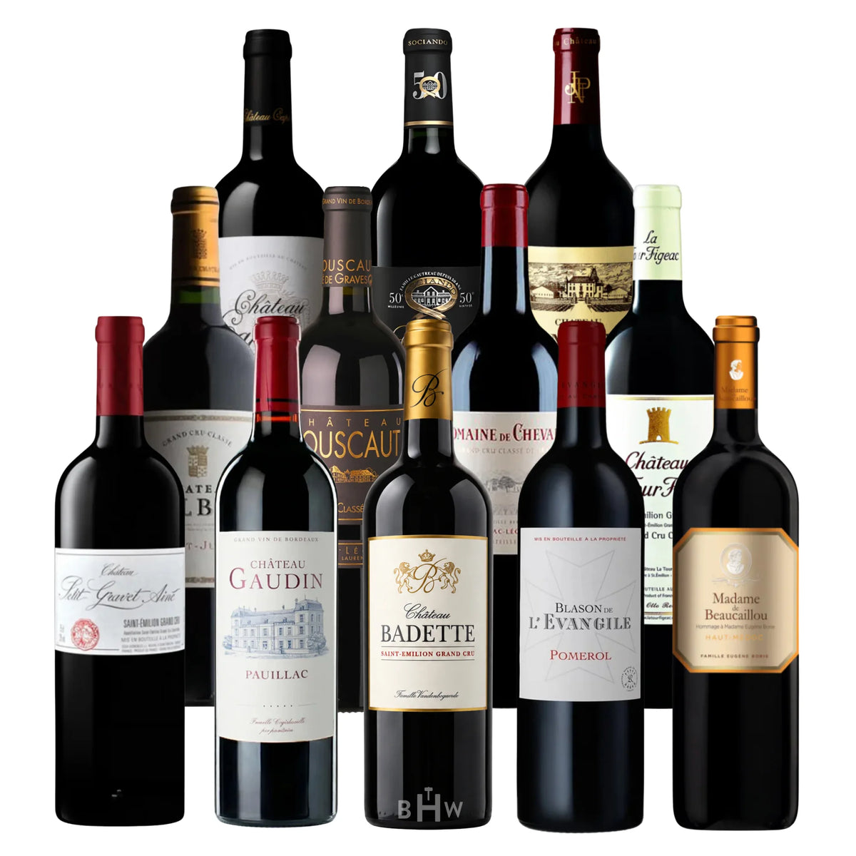 Top 12 Bordeaux Wines Available at BHW Now 12x750ml
