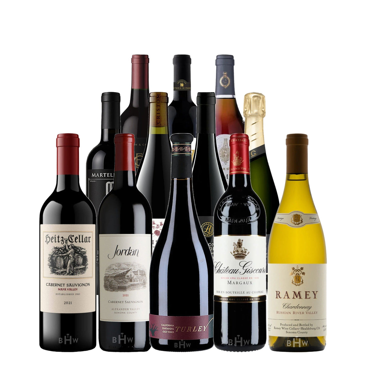The Big Hammer Thanksgiving Top 12 mixed case: twelve bottles from our guide to the best wines for Thanksgiving, five of them Cabernet Sauvignon