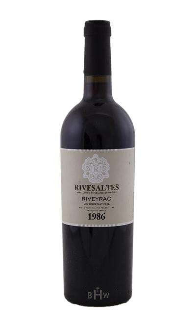 bighammerwines.com Red 1986 Riveyrac Rivesaltes