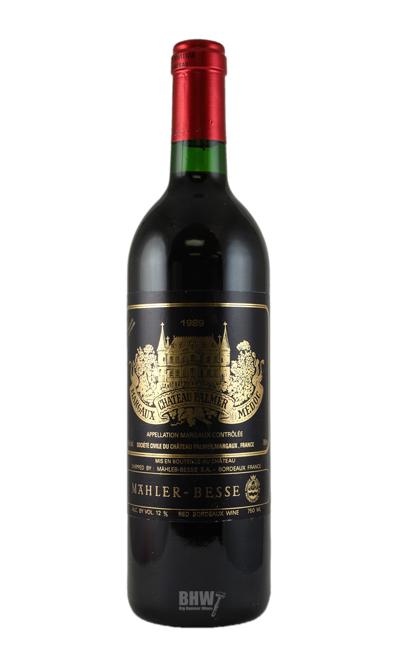 bighammerwines.com Red 1989 Chateau Palmer Margaux 3rd Classified Growth