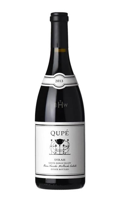 bighammerwines.com 2013 Qupe Syrah Bien Nacido Vineyard Hillside Estate Santa Barbara