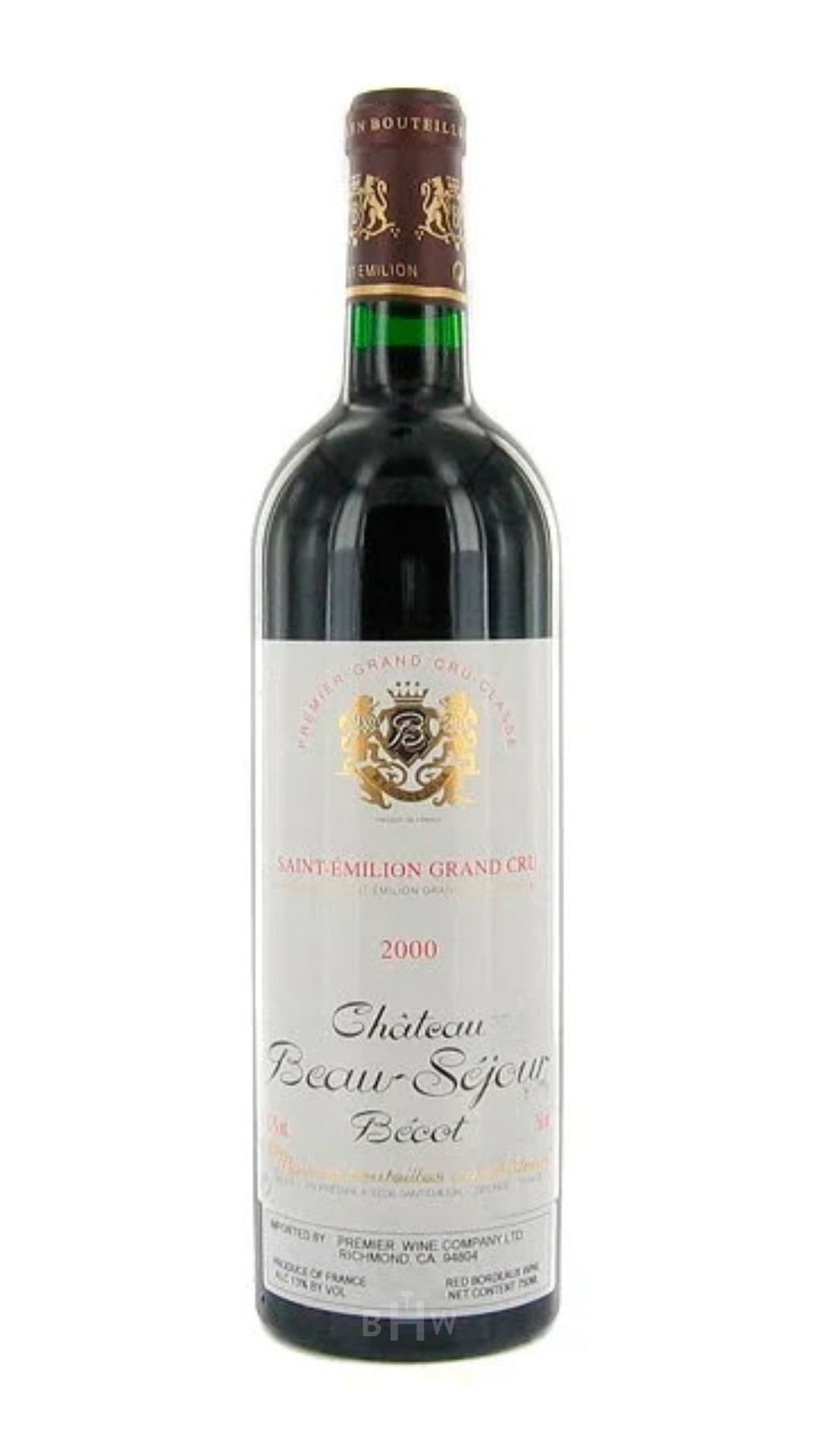 2000 Chateau Beau-Sejour Becot Saint-Emilion Grand Cru