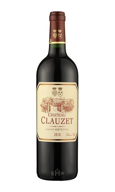 MHW Red Majestic 2010 Chateau Clauzet Saint-Estephe Cru Bourgeois