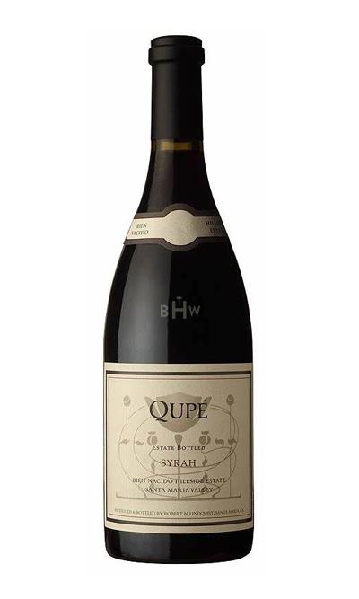 bighammerwines.com Red 2012 Qupe Syrah Bien Nacido Vineyard Hillside Estate Santa Barbara