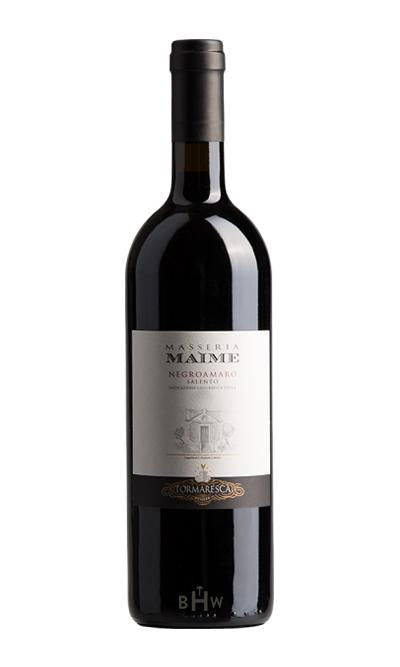 SWS Red 2012 Tormaresca Masseria Maime Negroamaro Salento IGT