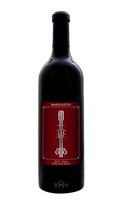 Martellotto Red 2017 Martellotto Syrah Santa Ynez Valley