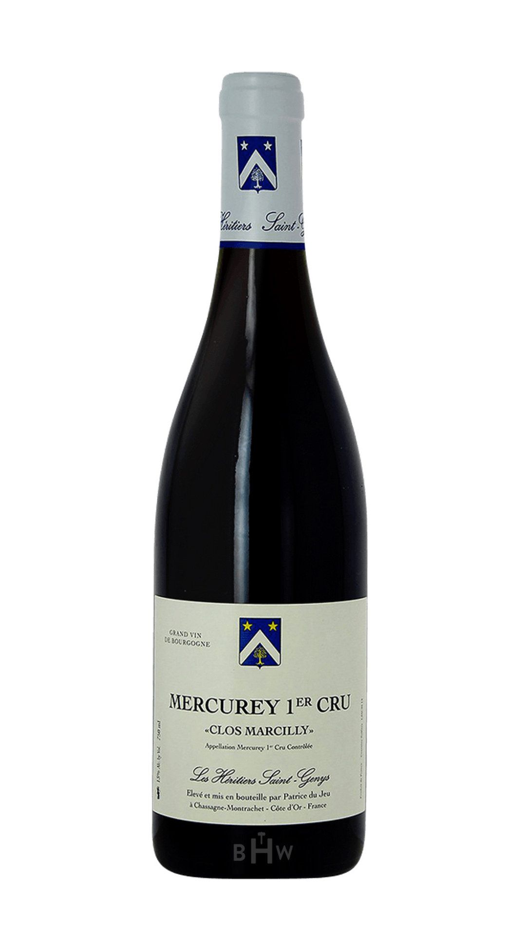 2019 Les Heritiers Saint-Genys Clos Marcilly 1er Cru Mercurey Rouge
