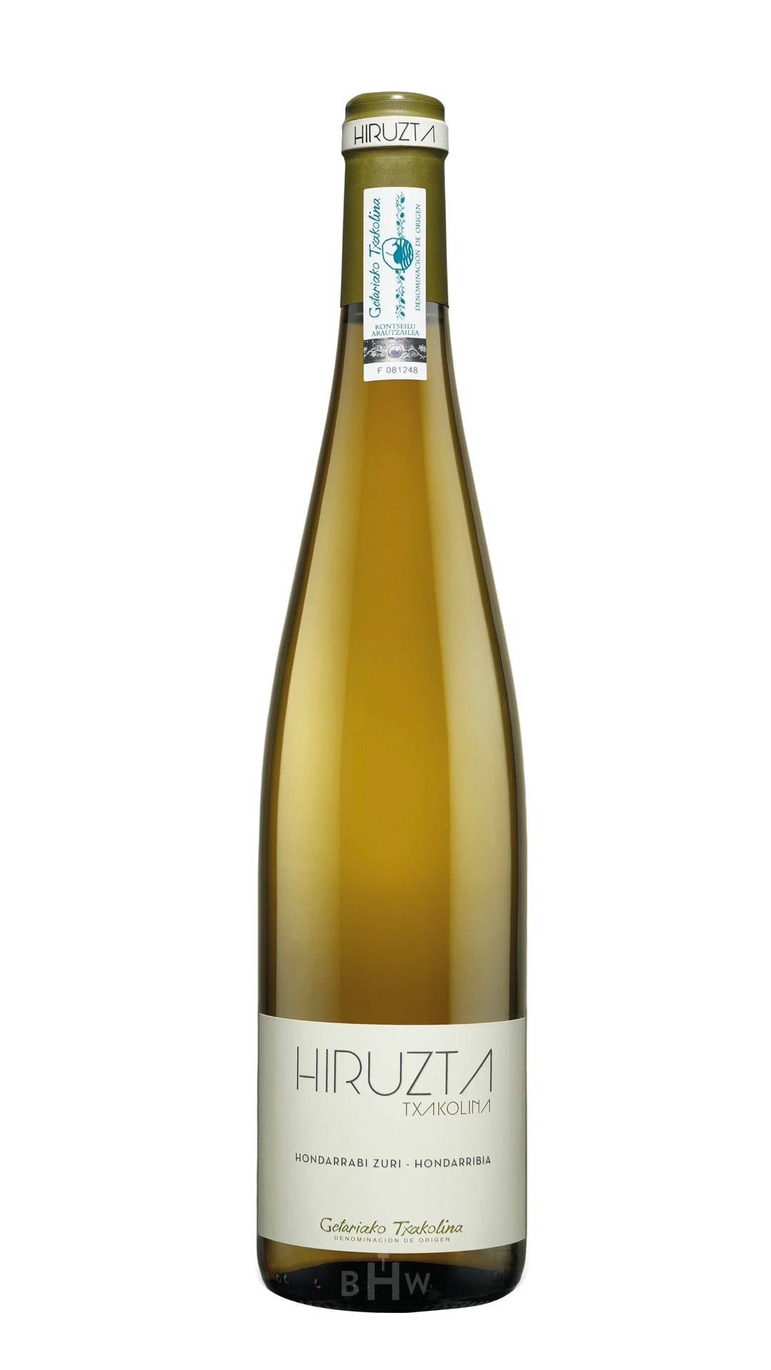 2020 Hiruzta Getariako Txakolina Spain –1