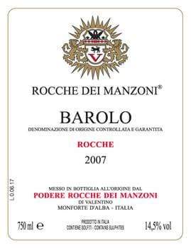 Martellotto Red Rocche dei Manzoni Barolo 2009
