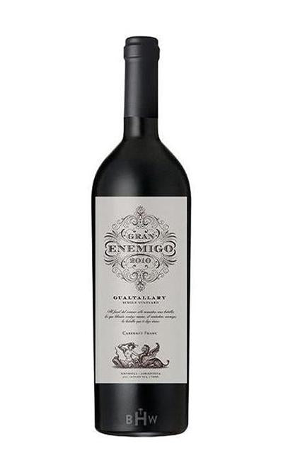 2016 Bodega Aleanna Gran Enemigo Gualtallary Argentina Argentina