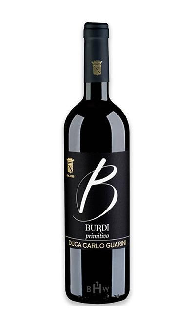 2018 Duca di Carlo Guarini 'Burdi Primitivo' Rosso