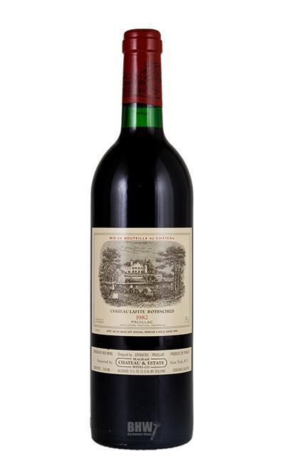 bighammerwines.com Red 1982 Chateau Lafite Rothschild [TS, Torn, Distressed label]