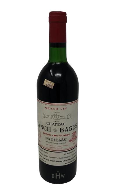 bighammerwines.com Red 1983 Chateau Lynch Bages Pauillac