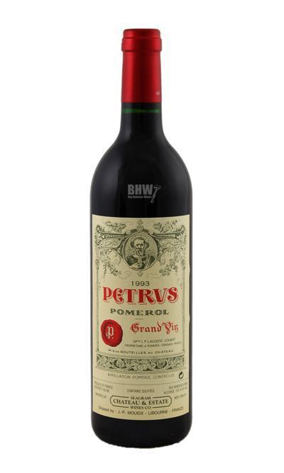 bighammerwines.com Red 1993 Petrus 92-94 WA