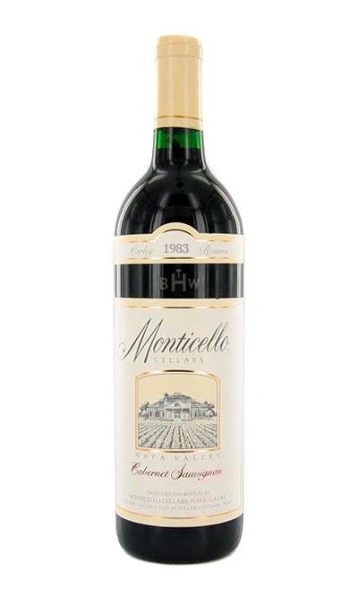 bighammerwines.com Red 1983 Monticello Cabernet Sauvignon Napa Valley