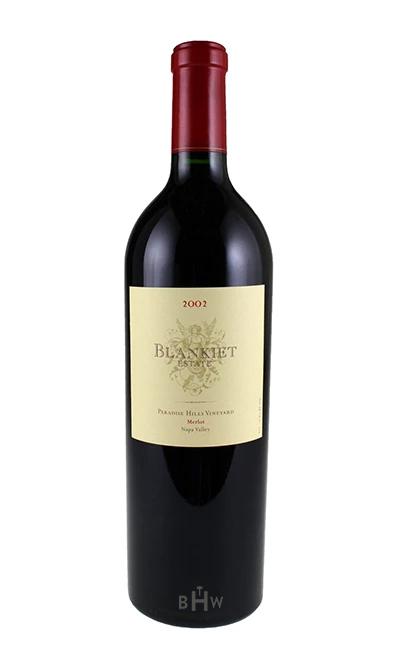 bighammerwines.com Red 2002 Blankiet Estate Paradise Hills Cabernet Sauvignon Napa Valley