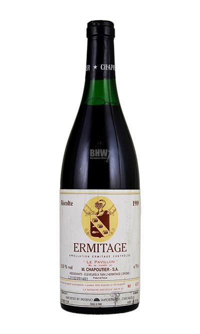 bighammerwines.com Red 1989 Chapoutier Ermitage Pavillon