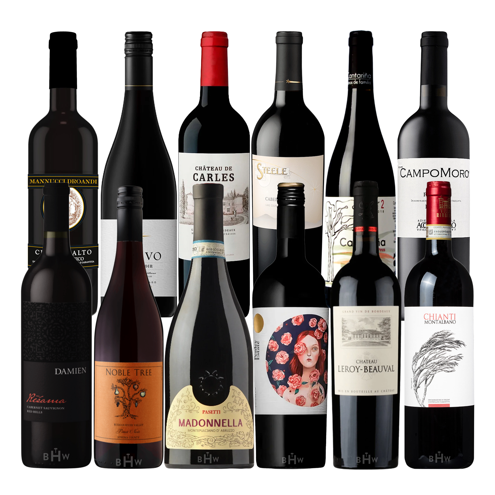 12 Best Red Wines Under $25 at BHW 12x750ml