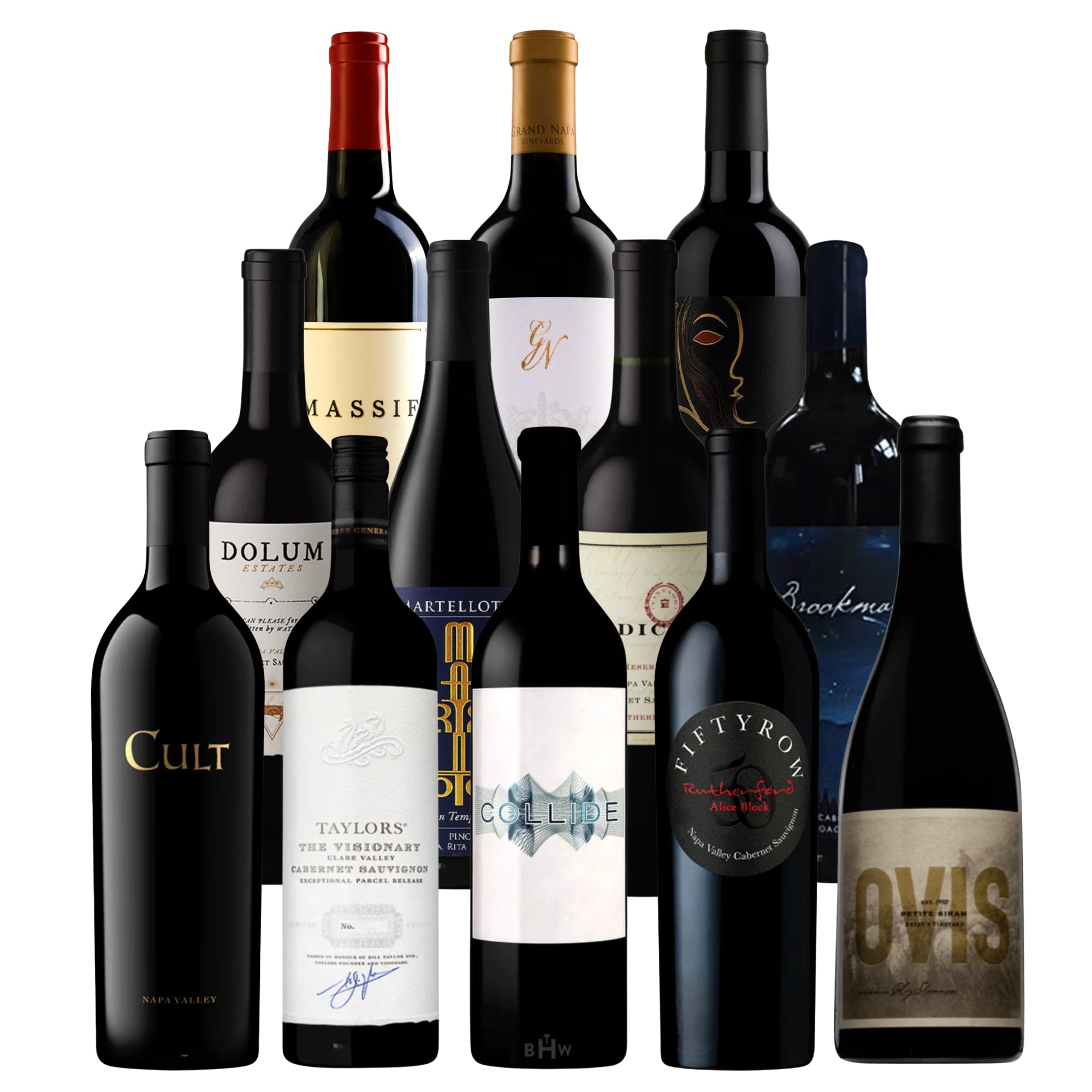 12 Best Red Wines Under $50 from California at BHW 12x750ml
