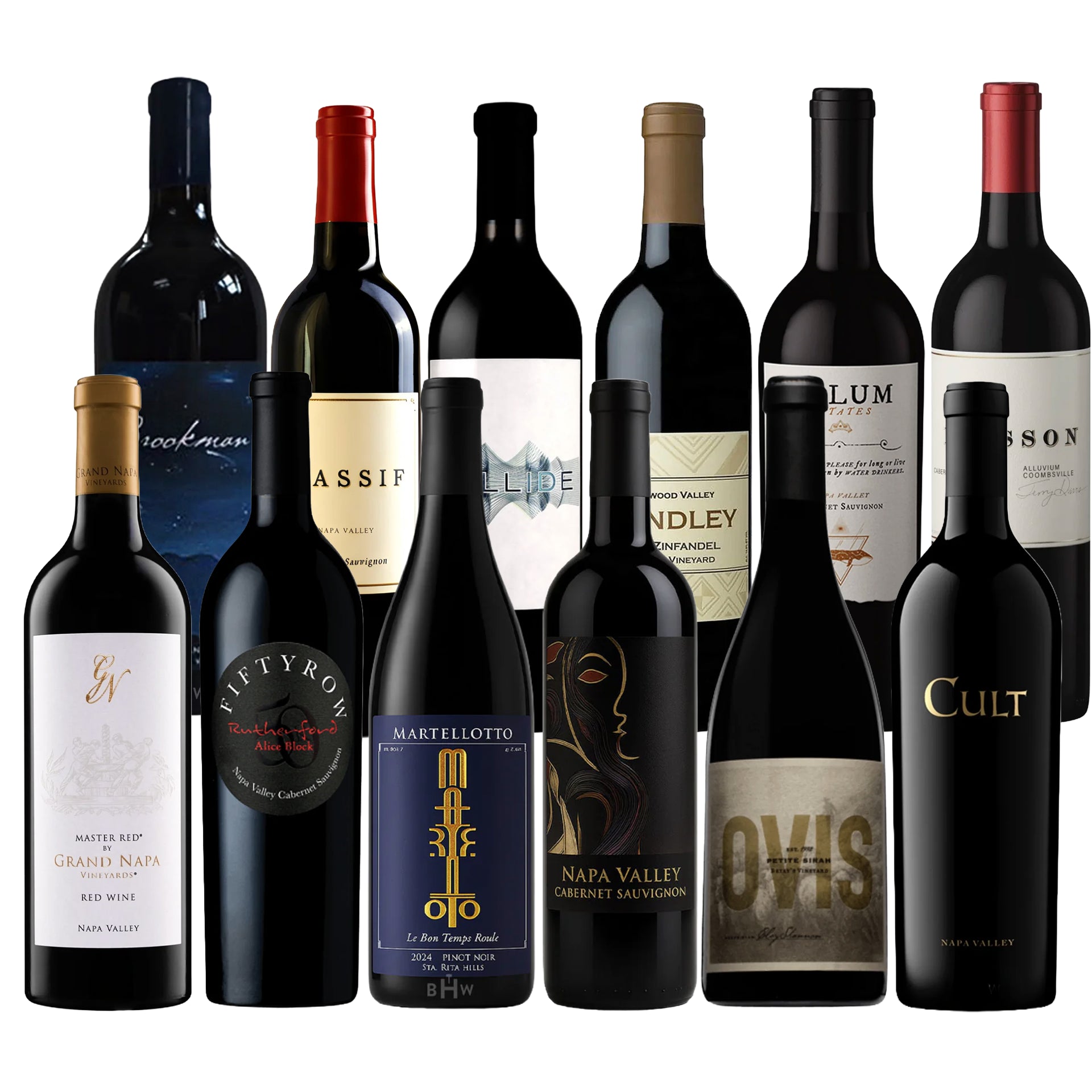 12 Best Red Wines Under $50 from California at BHW 12x750ml