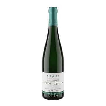 2002 August Kesseler Rüdesheimer Berg Schlossberg Riesling Spätlese Rheingau single white wine bottle, curated by Big Hammer Wines.