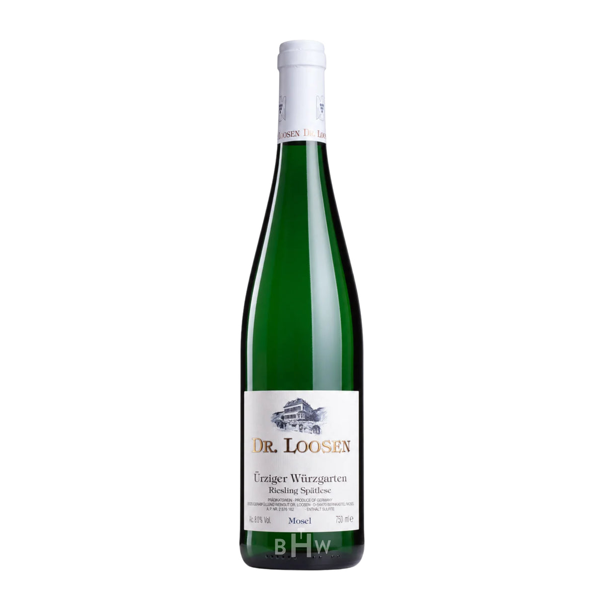 2017 Dr. Loosen Ürziger Würzgarten Riesling Spätlese Mosel single white wine bottle, curated by Big Hammer Wines.