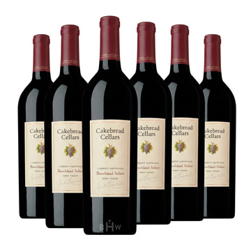 2010 Cakebread Cellars 'Benchland Select' Cabernet Sauvignon Napa Valley 6-pack red wine bottles, curated by Big Hammer Wines.