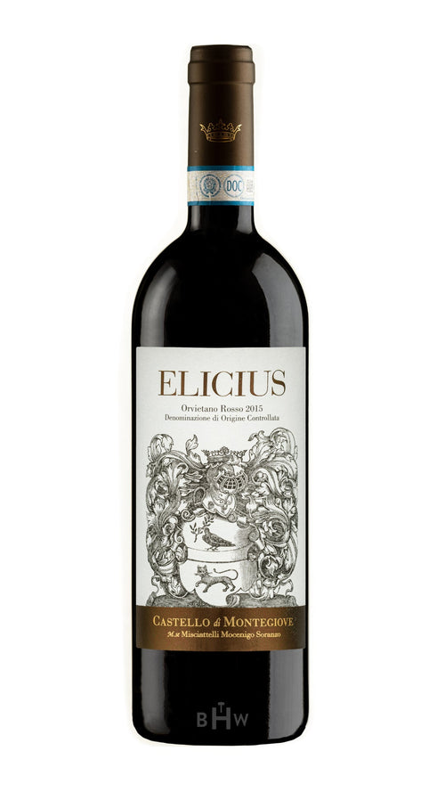 Castello di Montegiove Red 2015 Castello di Montegiove Elicius Orvietano Rosso DOC