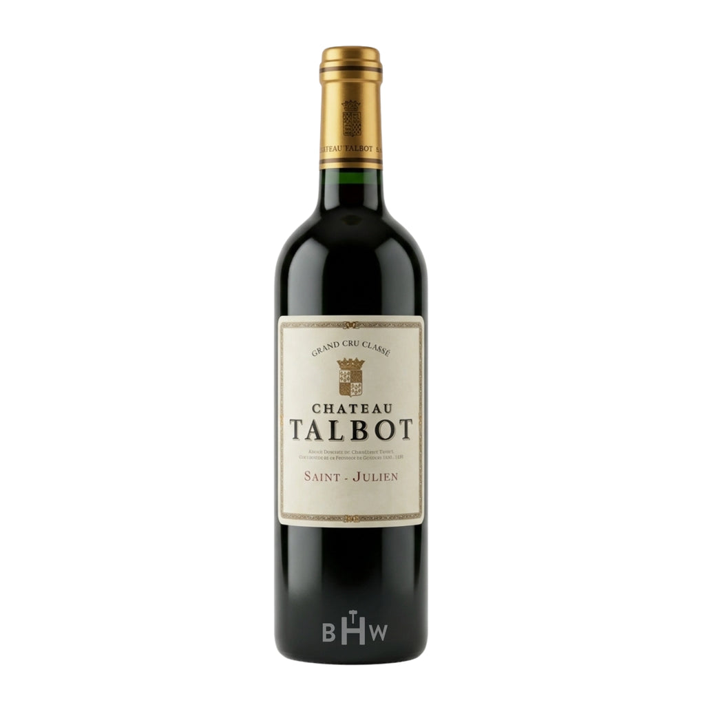 2015 Château Talbot Grand Cru Classé Saint-Julien single red wine bottle, curated by Big Hammer Wines.