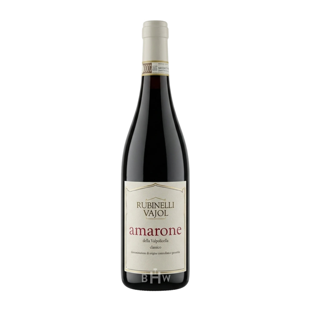2015 Rubinelli Vajol Amarone della Valpolicella Classico Veneto red wine bottle, curated by Big Hammer Wines.