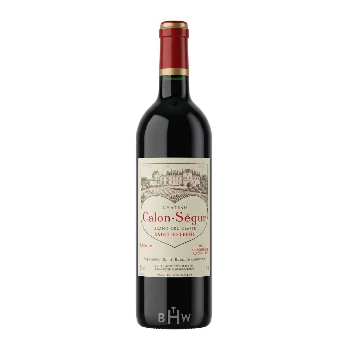 2016 Château Calon Ségur Saint-Estèphe Grand Cru Classé single red wine bottle, curated by Big Hammer Wines.
