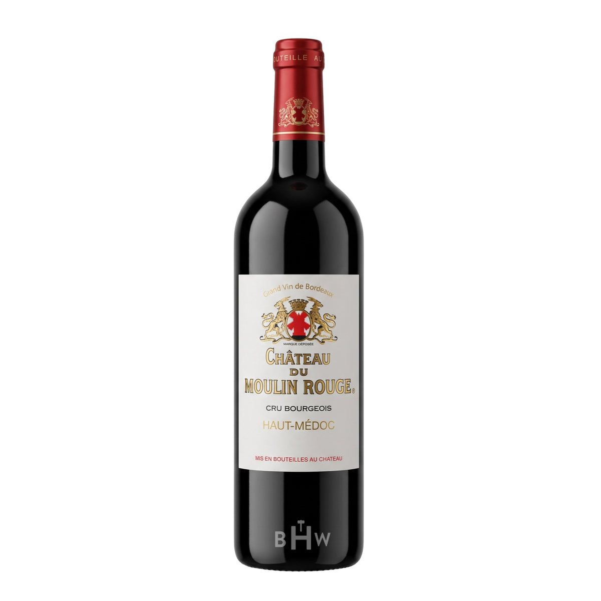 2016 Château du Moulin Rouge Cru Bourgeois Haut-Médoc Bordeaux red wine bottle, curated by Big Hammer Wines.