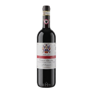 A bottle of 2016 Losi Millenium Chianti Classico Gran Selezione red wine, curated by Big Hammer Wines.