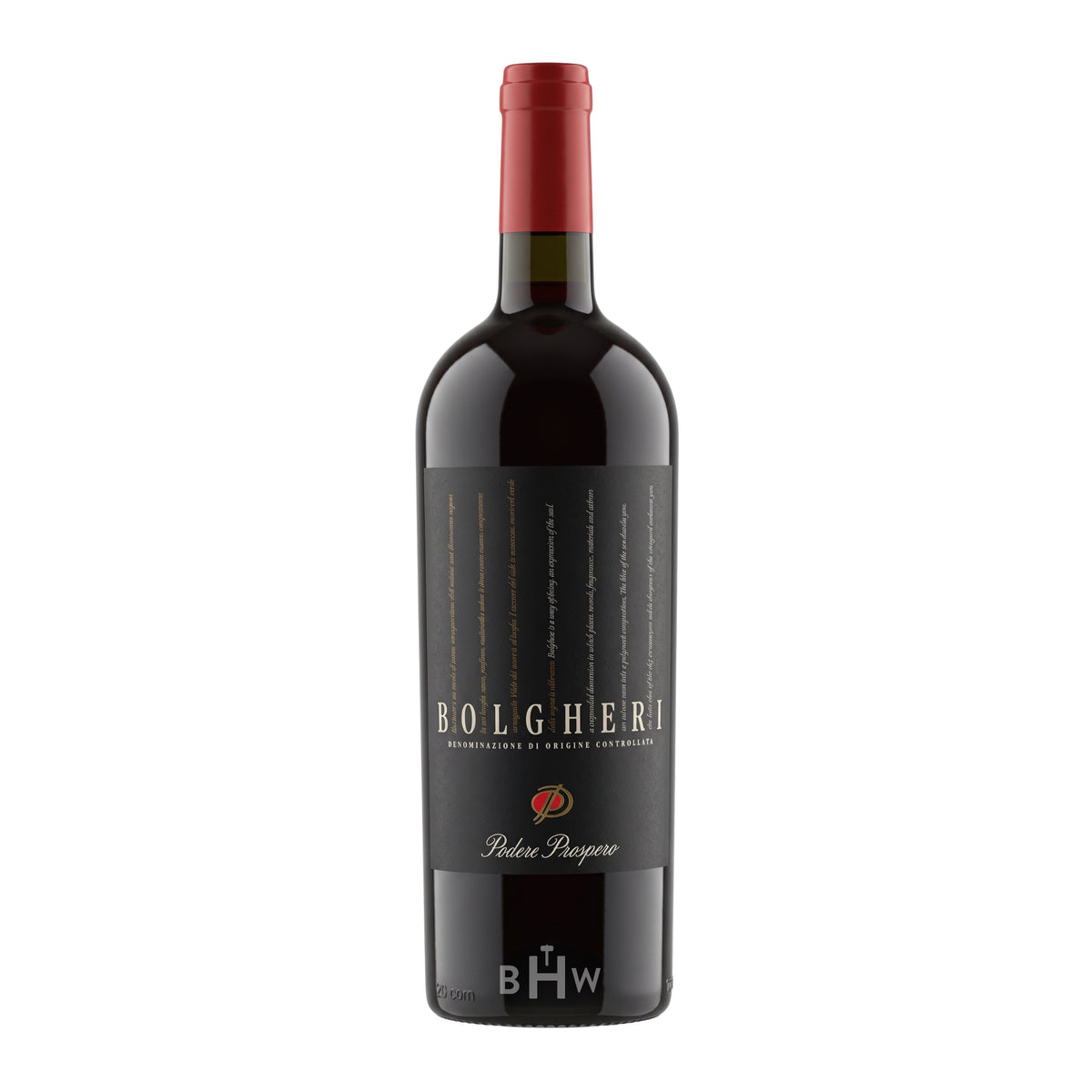 2016 Podere Prospero Bolgheri Rosso single red wine bottle, curated by Big Hammer Wines.
