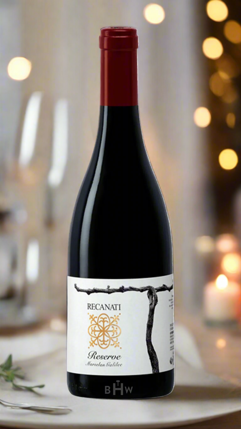 Recanati Winery Red 2016 Recanati Winery Reserve Marselan Galilee Israel Kosher Certified