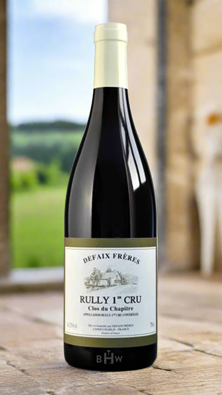 Defaix Freres Clos du Chapitre Rully Red 2017 Defaix Freres Clos du Chapitre Rully Premier Cru